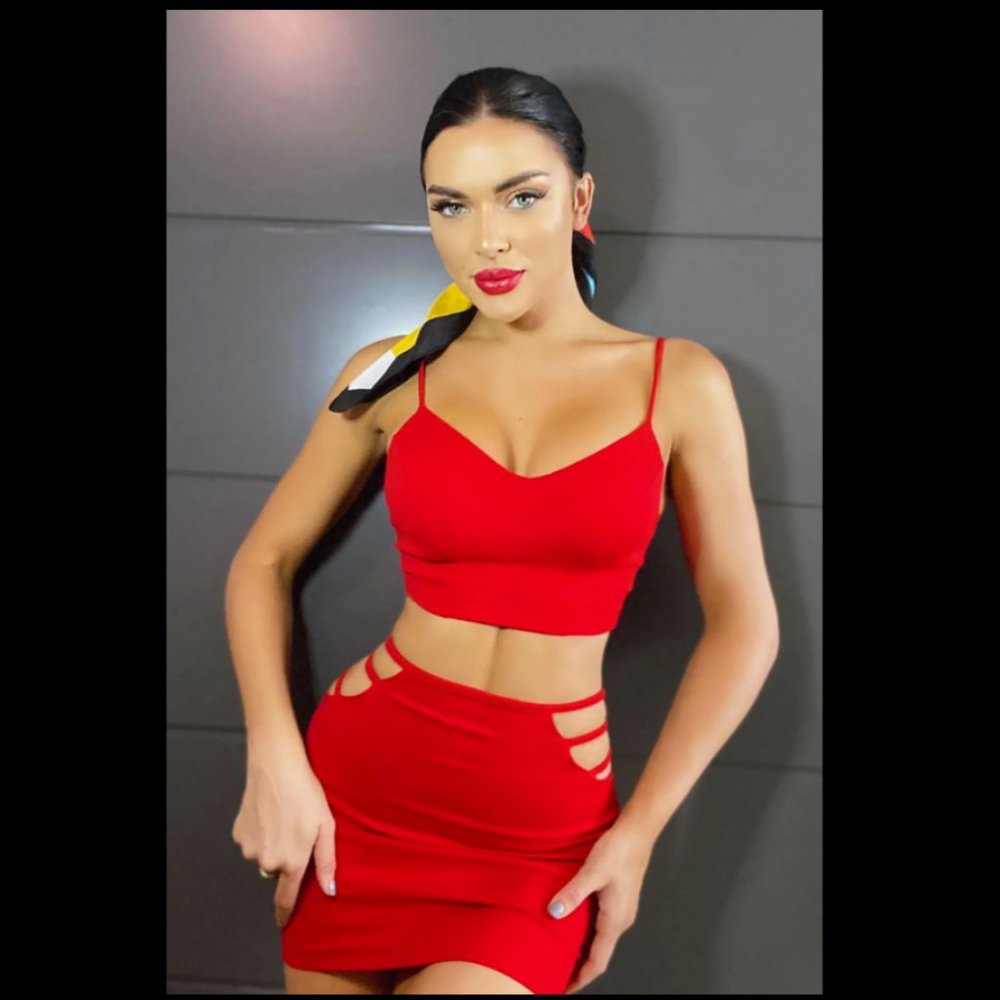 Know You Need It Skirt Set - Red SizeS